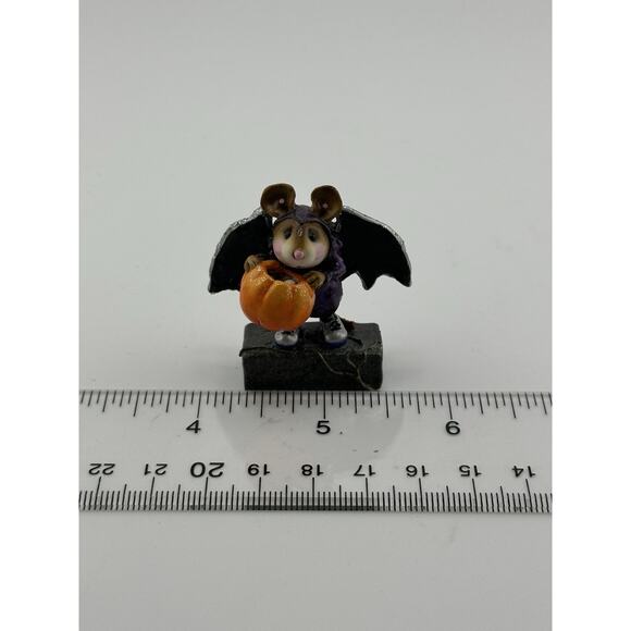 Wee Forest Folk "Is That All?" 2003 Halloween Mouse M-298a A. Petersen Retired - Picture 7 of 9